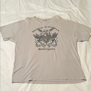 Harley-Davidson Light Gray Short Sleeve Tee